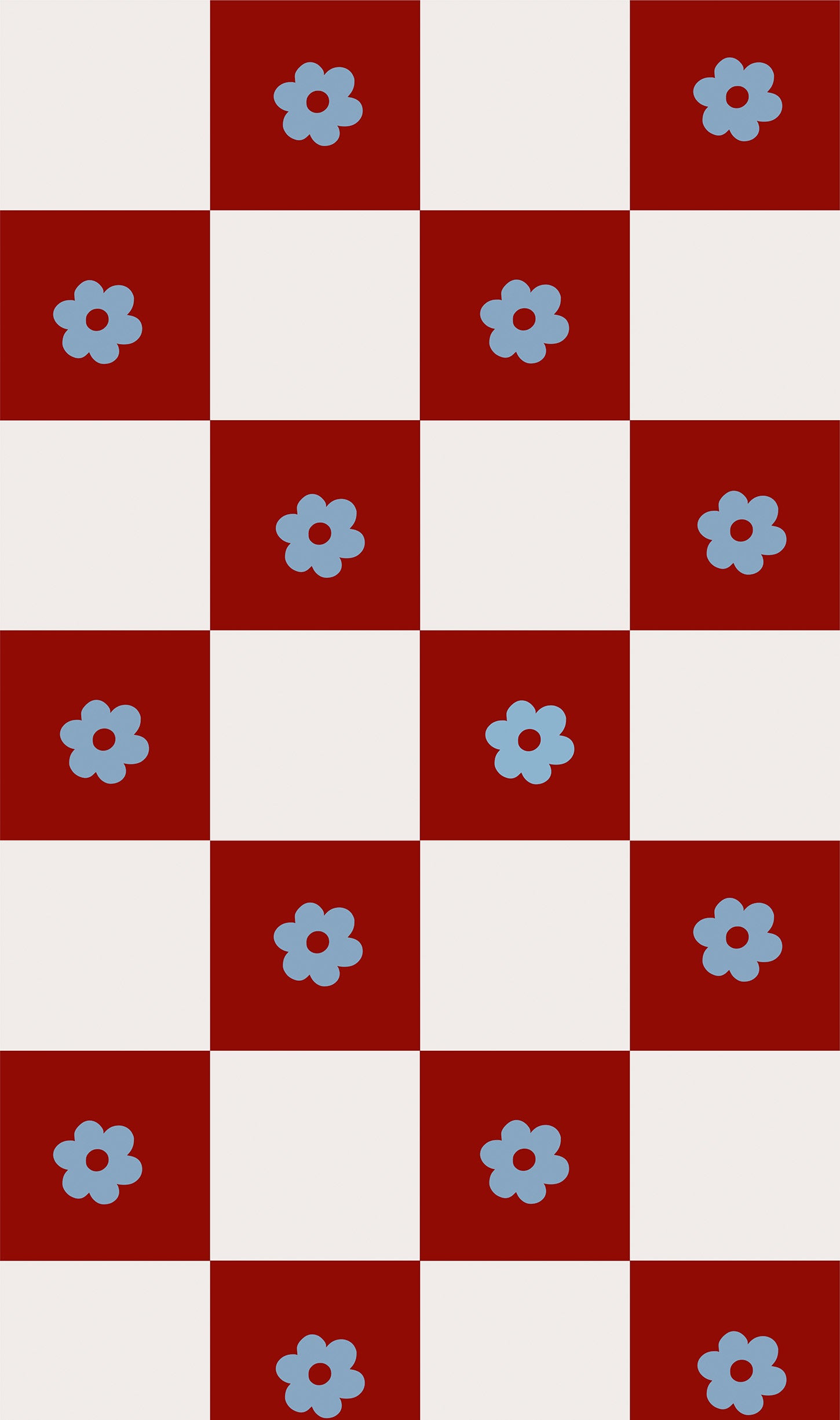 Sample checkered red white