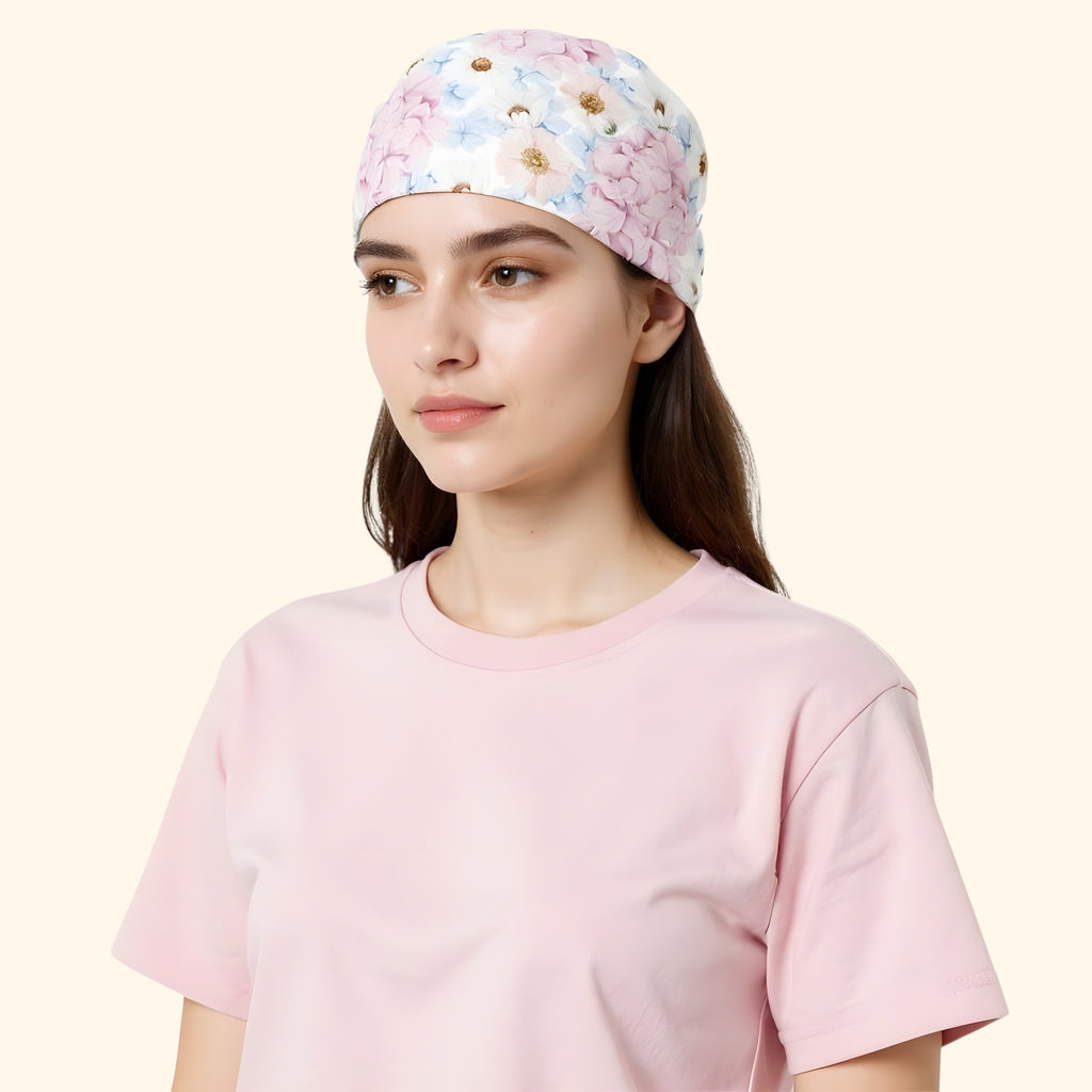 Pastel garden bandana
