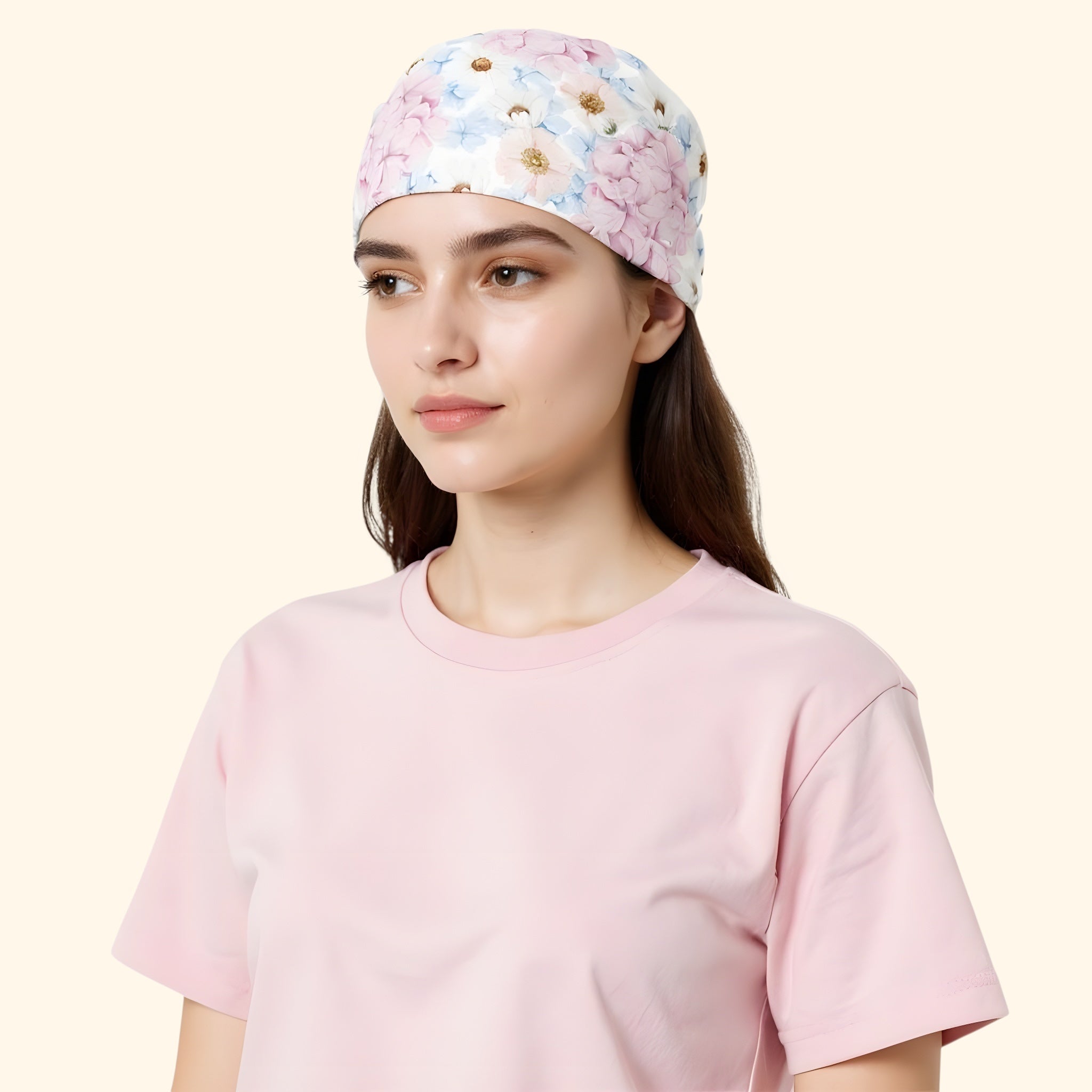 Pastel garden bandana