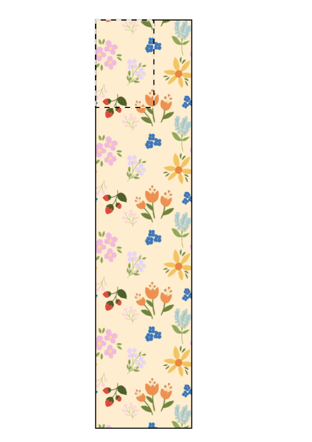 Näyte Värikäs niitty keltainen