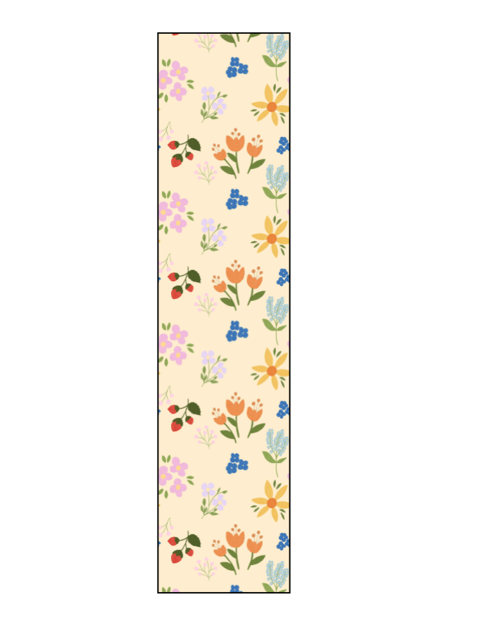 Colorful meadow yellow wallpaper