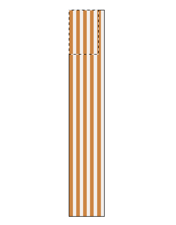Sample orange stripes