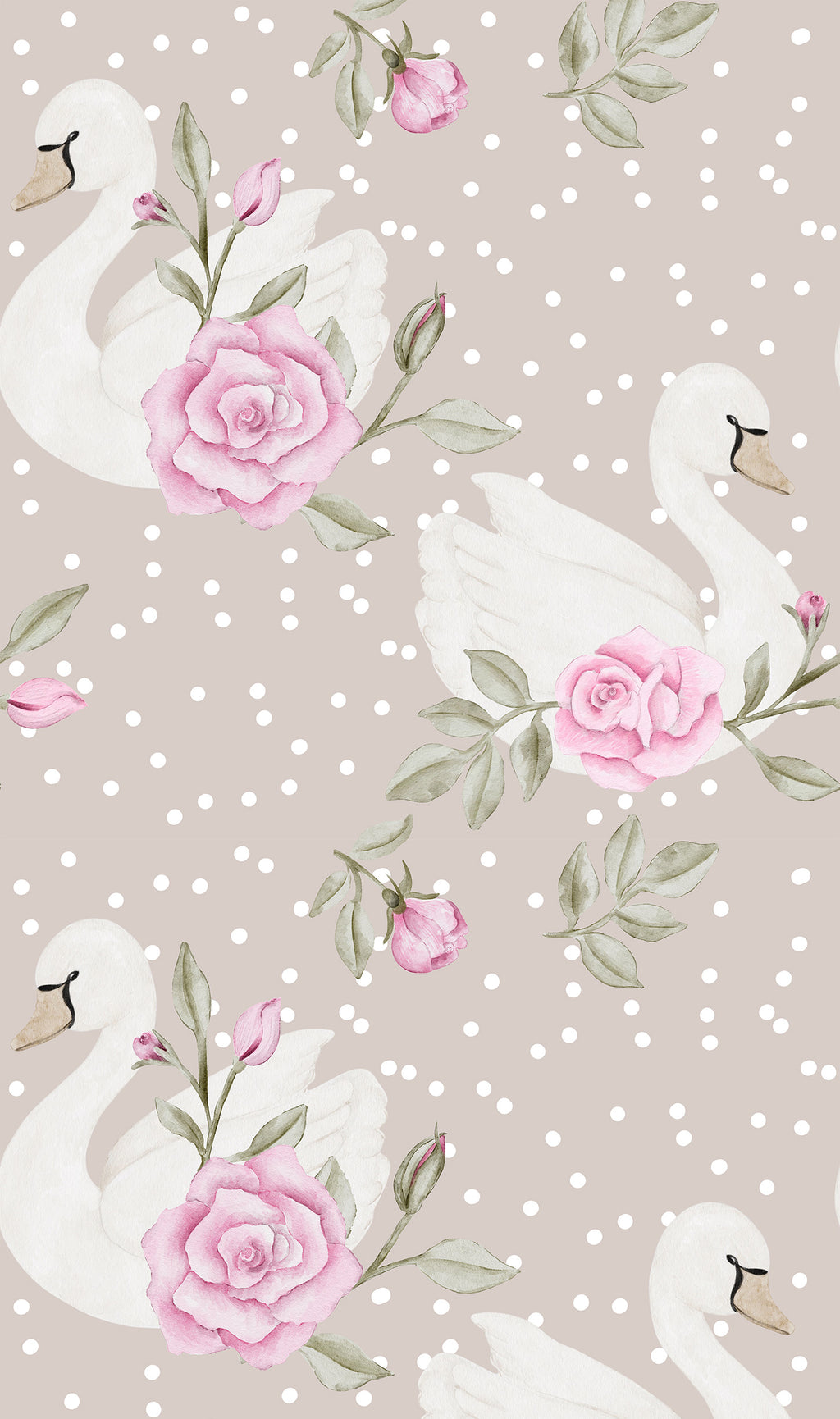 Birds-Swan lake wallpaper