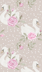 Birds-Swan lake wallpaper